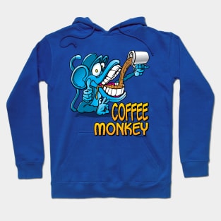 Coffee Monkey Toon Hoodie